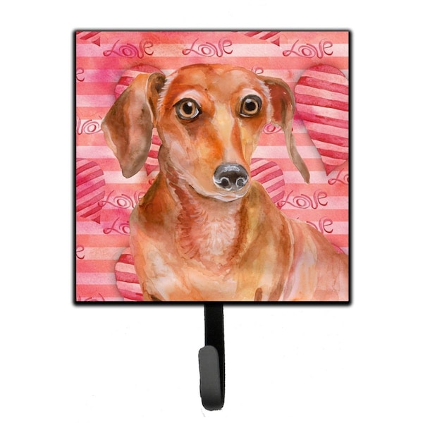 Carolines Treasures Red Dachshund Love Leash or Key Holder - BB9794SH4