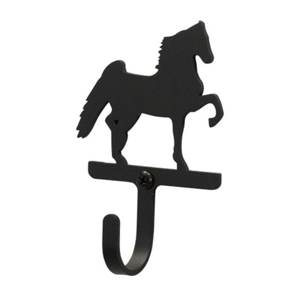 Village Wrought Iron Village Wrought Iron WH-129-S SaddlebRed Wall Hook Small - Black - WH-129-S