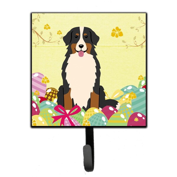 Carolines Treasures Easter Eggs Bernese Mountain Dog Leash or Key Holder - BB6036SH4