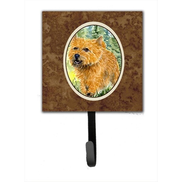 Jensendistributionservices 4.25 x 6 in. Norwich Terrier Leash Or Key Hook - MI1712666