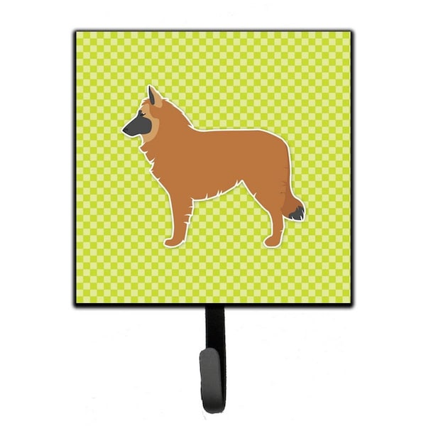 Micasa Belgian Shepherd Checkerboard Green Leash or Key Holder - MI221826