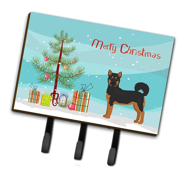 Carolines Treasures Akita Shepherd Black & Tan Christmas Tree Leash or Key Holder - CK3798TH68