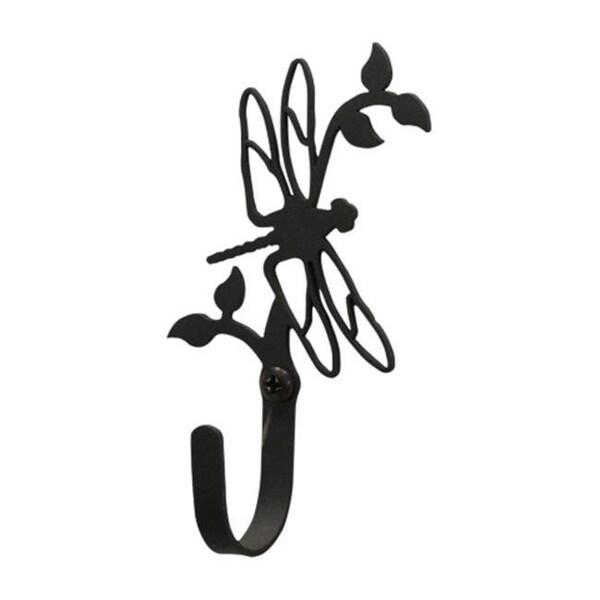 Village Wrought Iron Village Wrought Iron WH-71-S Dragonfly Wall Hook Small - WH-71-S