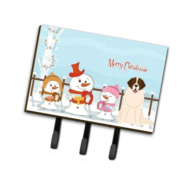 Carolines Treasures Merry Christmas Carolers Moscow Watchdog Leash or Key Holder - BB2358TH68