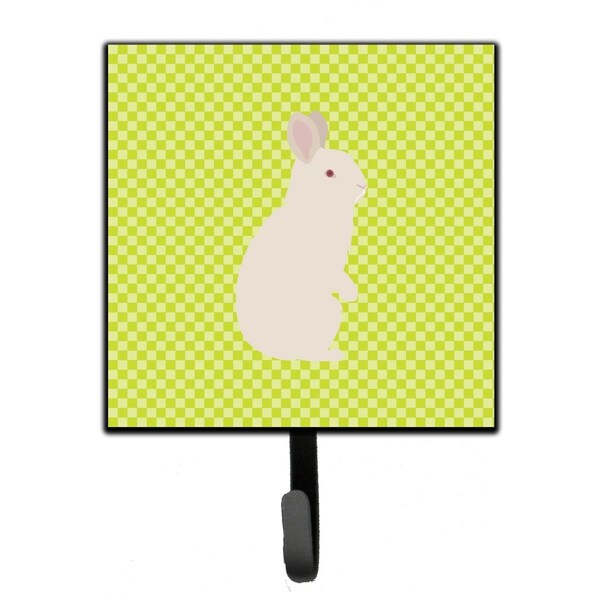 Carolines Treasures New Zealand White Rabbit Green Leash or Key Holder - BB7791SH4