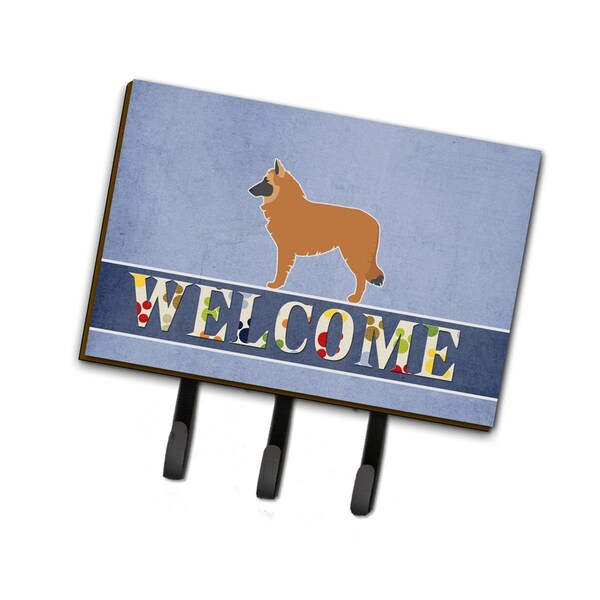 Carolines Treasures Belgian Shepherd Welcome Leash or Key Holder - BB5565TH68