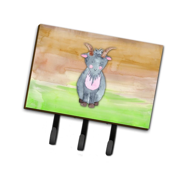 Jensendistributionservices Goat Watercolor Leash or Key Holder - MI1714529