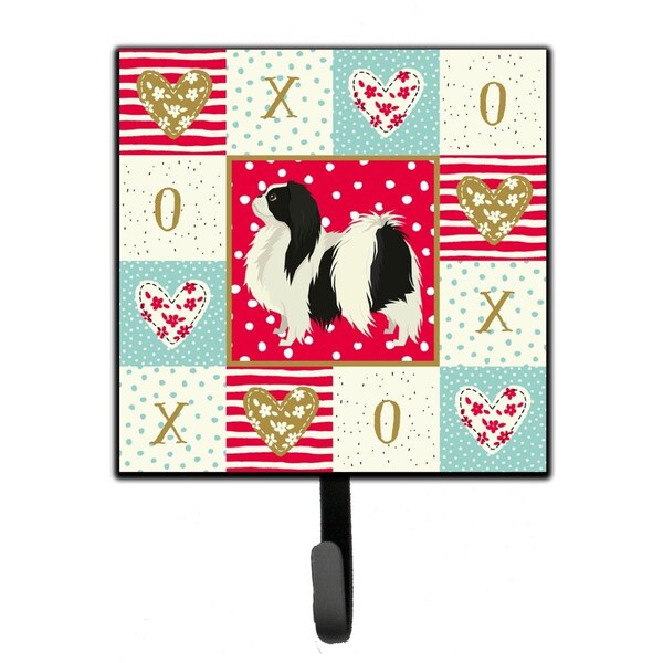 Carolines Treasures 4.25 x 1 x 7 in. Japanese Chin Love Leash or Key Holder - CK5938SH4