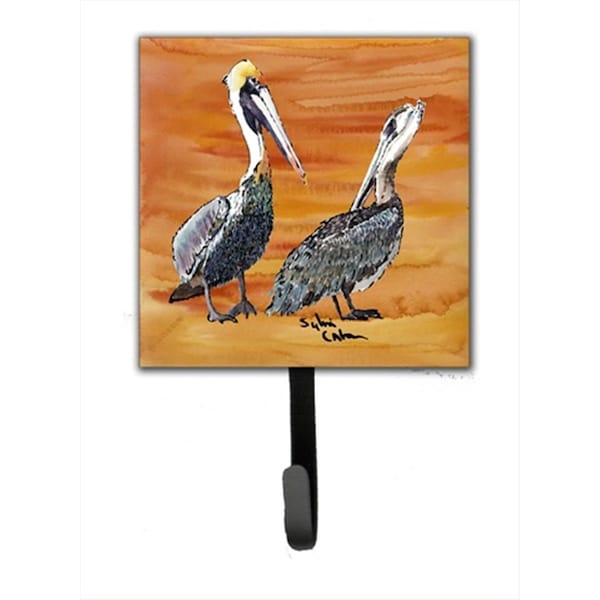 Carolines Treasures Bird - Pelican Leash Holder Or Key Hook - 8407SH4