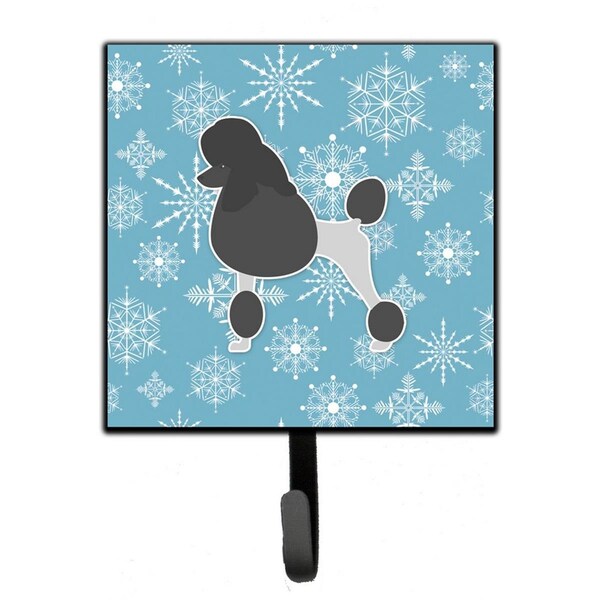 Jensendistributionservices Winter Snowflake Poodle Leash or Key Holder - MI1655746
