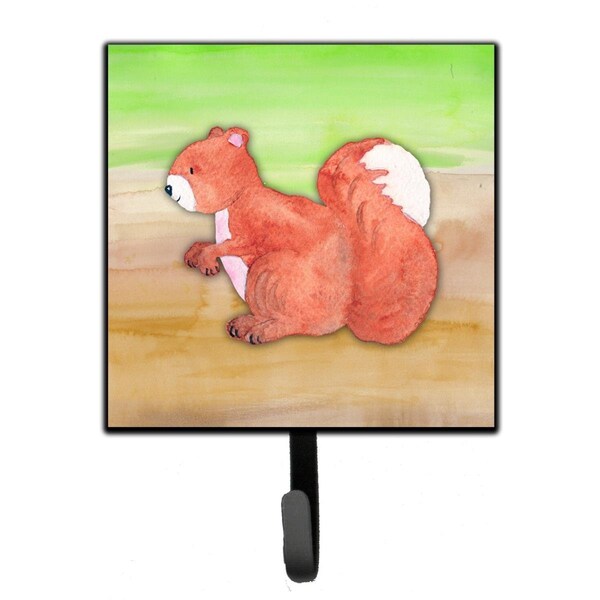 Carolines Treasures Squirrel Watercolor Leash or Key Holder - BB7431SH4