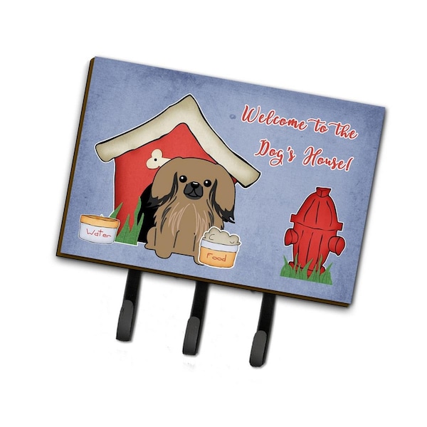 Carolines Treasures Dog House Collection Pekingnese Tan Leash or Key Holder - BB2856TH68