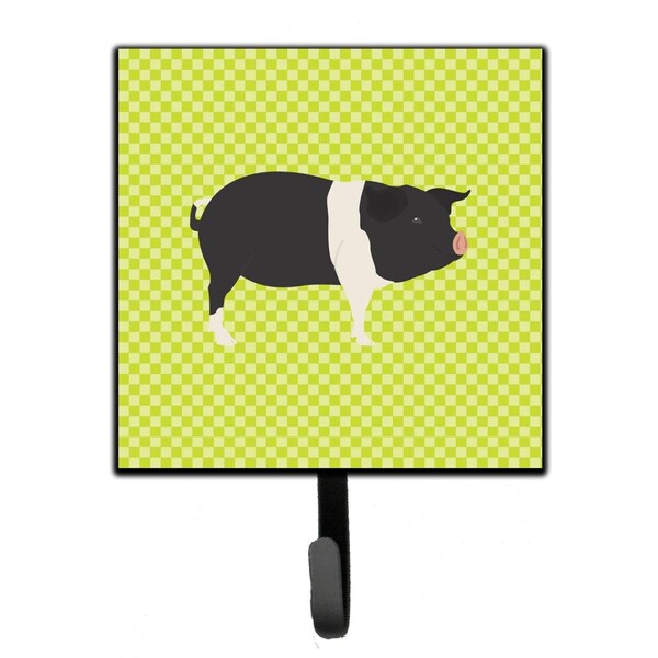 Carolines Treasures Hampshire Pig Green Leash or Key Holder - BB7765SH4