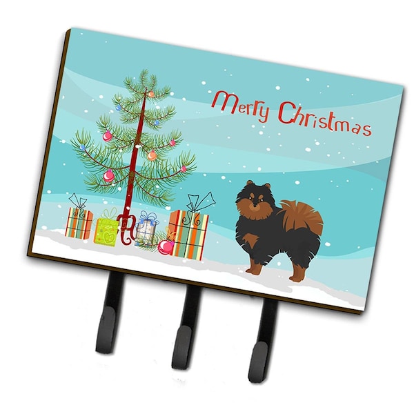 Carolines Treasures Pomeranian Christmas Tree Leash or Key Holder - CK3477TH68