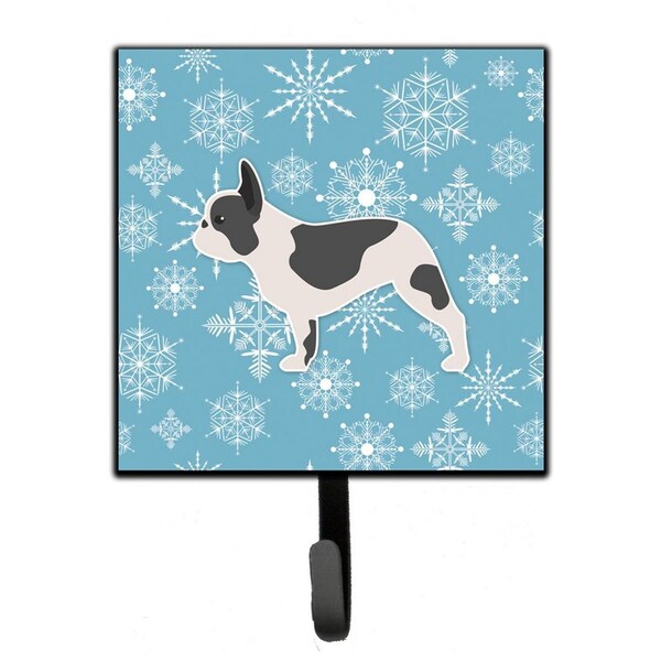 Carolines Treasures Winter Snowflake French Bulldog Leash or Key Holder - BB3541SH4