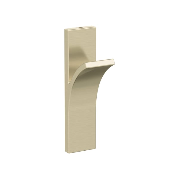 Amerock Apex Contemporary Single Prong Golden Champagne Wall Hook - HBX37014BBZ