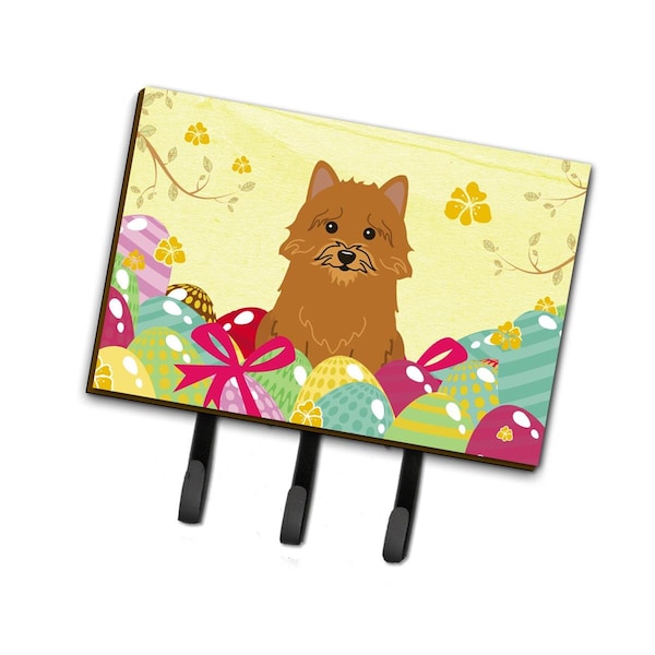 Jensendistributionservices Easter Eggs Norwich Terrier Leash or Key Holder - MI1711922