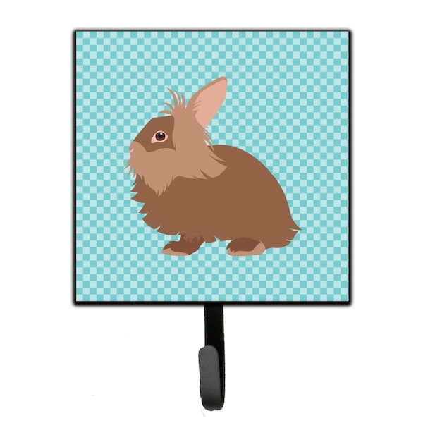 Carolines Treasures Lionhead Rabbit Blue Check Leash or Key Holder - BB8134SH4