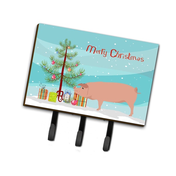 Carolines Treasures American Landrace Pig Christmas Leash or Key Holder - BB9299TH68