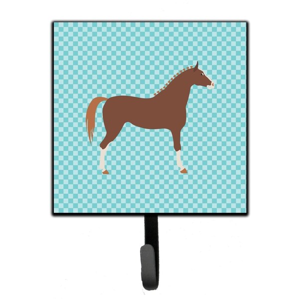 Carolines Treasures Hannoverian Horse Blue Check Leash or Key Holder - BB8083SH4