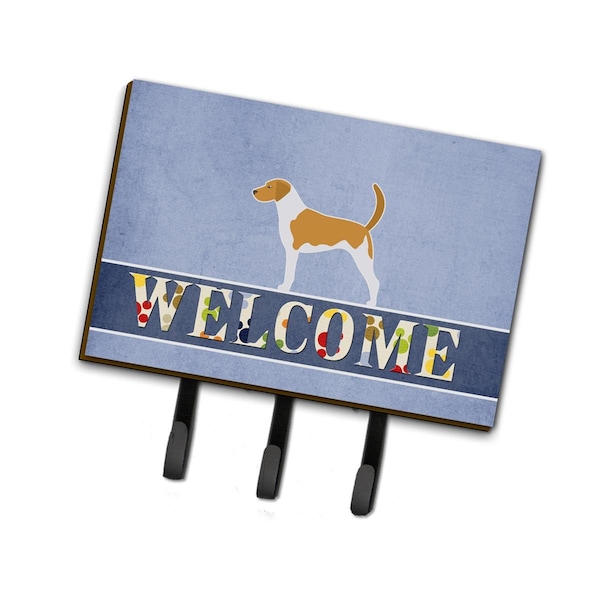 Carolines Treasures American Foxhound Welcome Leash or Key Holder - BB5502TH68