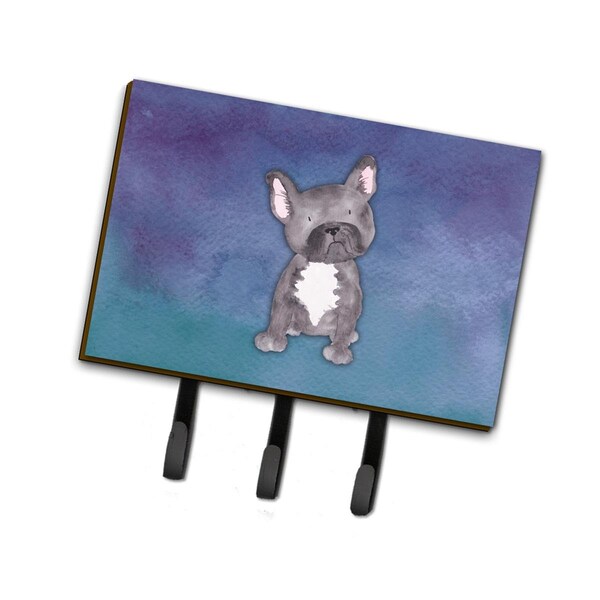 Carolines Treasures French Bulldog Watercolor Leash or Key Holder - BB7395TH68