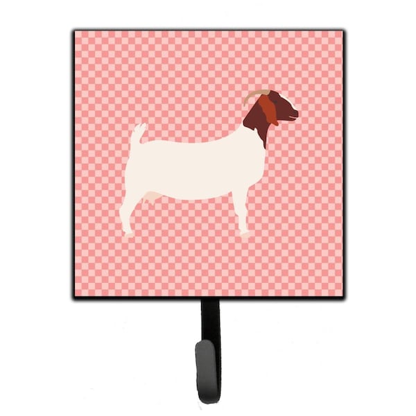 Micasa Boer Goat Pink Check Leash or Key Holder - MI231268