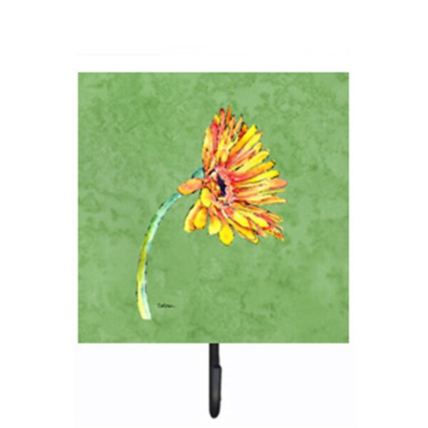 Carolines Treasures Gerber Daisy Orange Leash Or Key Holder - 8854SH4