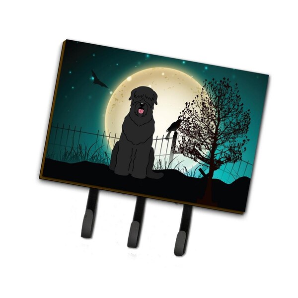 Carolines Treasures Halloween Scary Black Russian Terrier Leash or Key Holder - BB2216TH68
