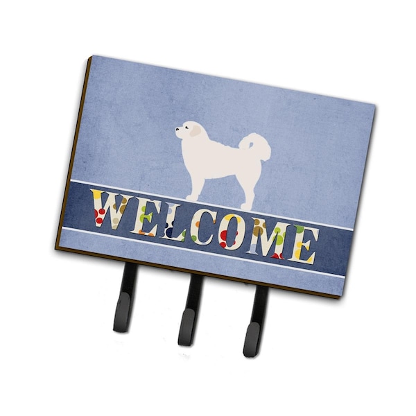 Carolines Treasures Polish Tatra Sheepdog Welcome Leash or Key Holder - BB5531TH68