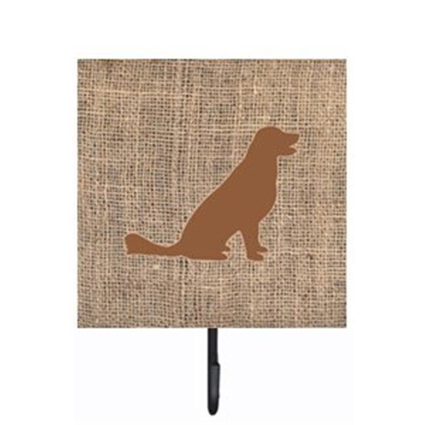 Carolines Treasures Labrador Burlap and Brown Leash Or Key Holder - BB1076-BL-BN-SH4