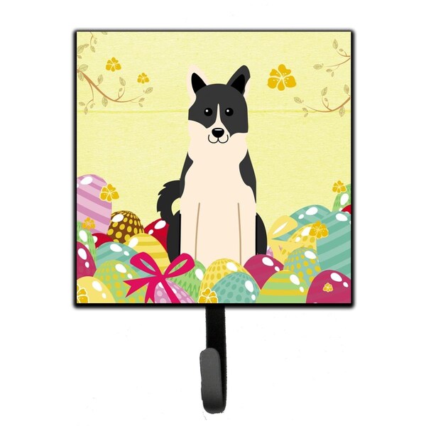 Jensendistributionservices Easter Eggs Russo-European Laika Spitz Leash or Key Holder - MI1712425
