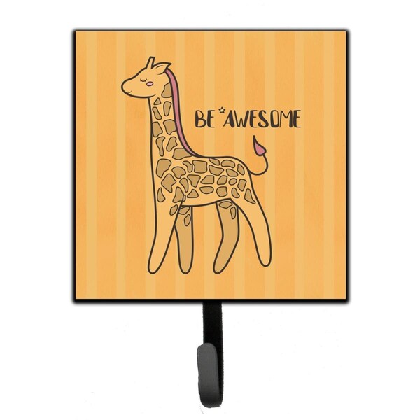 Carolines Treasures Nursery Be Awesome Griaffe Leash or Key Holder - BB7474SH4
