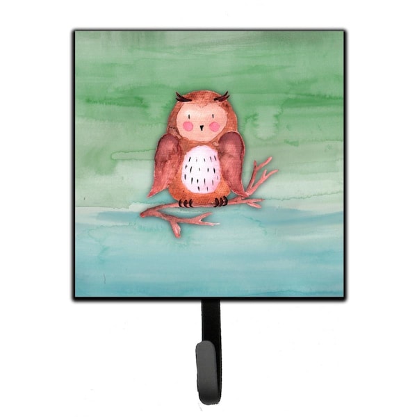 Carolines Treasures Brown Owl Watercolor Leash or Key Holder - BB7443SH4