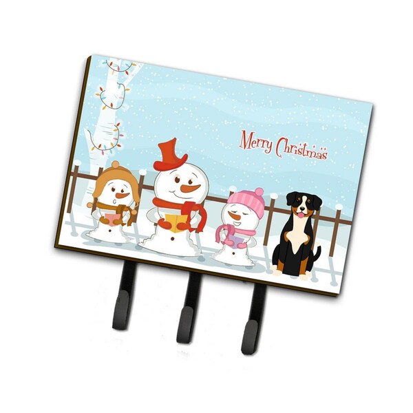 Carolines Treasures Merry Christmas Carolers Entlebucher Leash or Key Holder - BB2369TH68