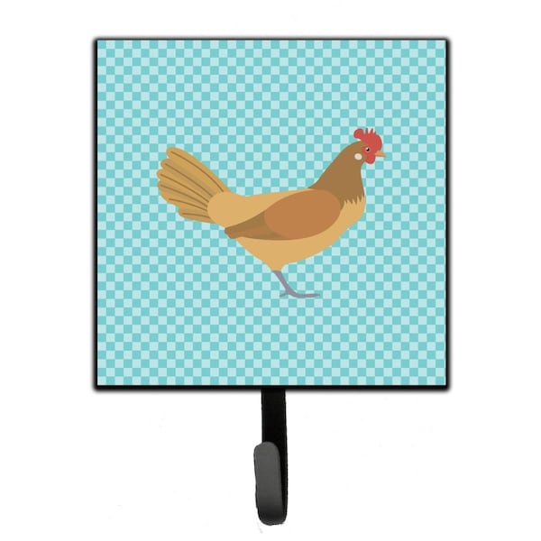 Carolines Treasures Frisian Friesian Chicken Blue Check Leash or Key Holder - BB8006SH4