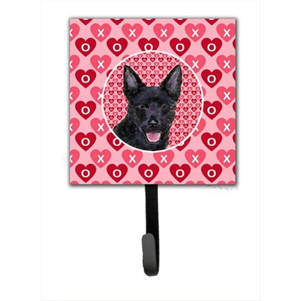 Jensendistributionservices 4.25 W x 7 H in. Australian Kelpie Leash Or Key Holder - MI1707237