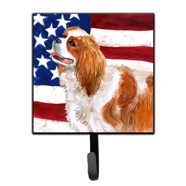 Carolines Treasures Cavalier Spaniel Patriotic Leash or Key Holder - BB9663SH4