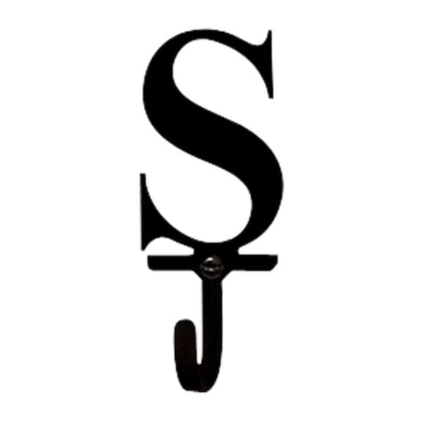 Village Wrought Iron Village Wrought Iron WH-S-S Letter S Wall Hook Small - WH-S-S