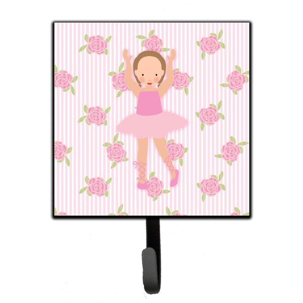 Jensendistributionservices Ballerina Brown Hair Ponytails Leash or Key Holder - MI2087112