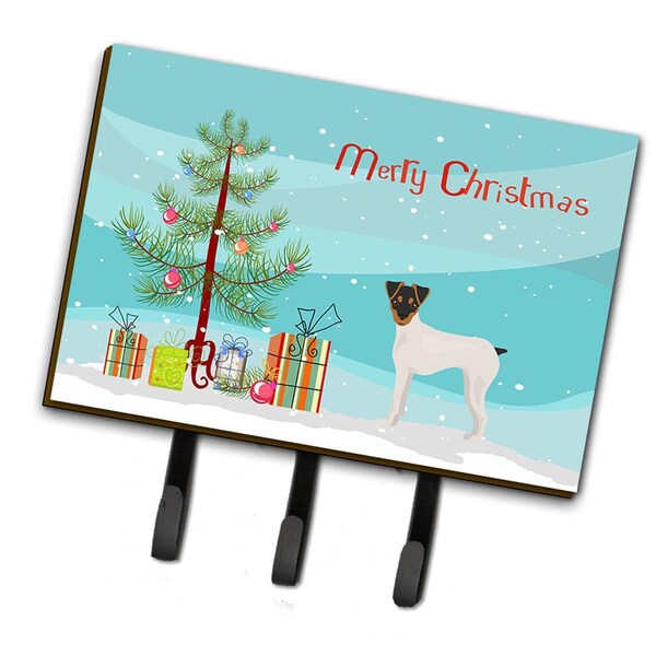 Carolines Treasures Japanese Terrier Christmas Tree Leash or Key Holder - CK3464TH68