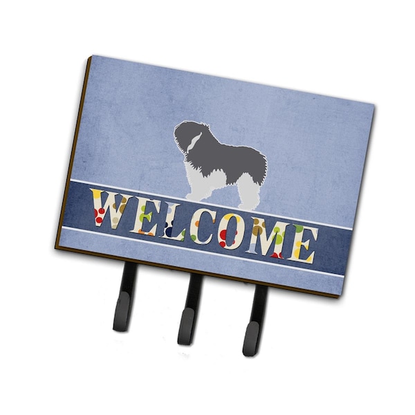 Carolines Treasures Polish Lowland Sheepdog Dog Welcome Leash or Key Holder - BB5536TH68