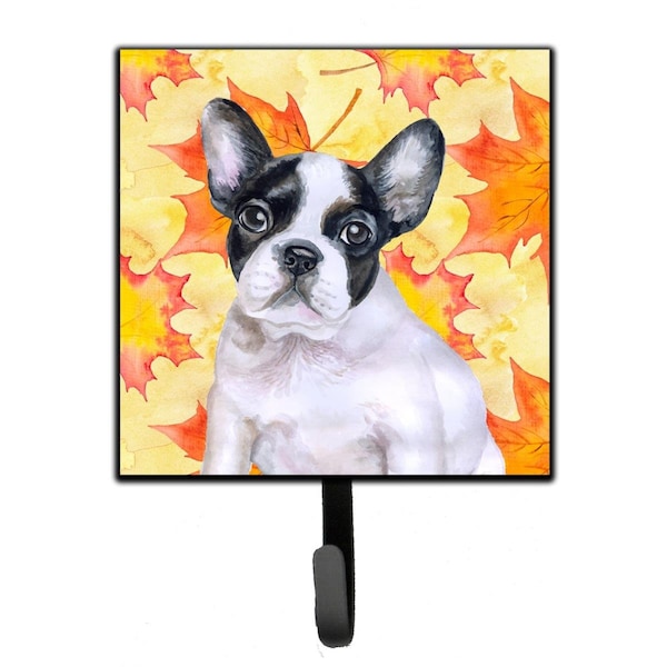 Carolines Treasures French Bulldog Black White Fall Leash or Key Holder - BB9971SH4