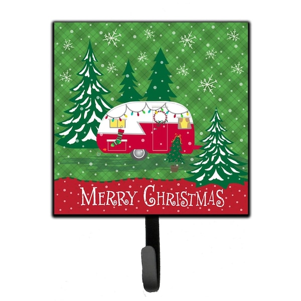 Carolines Treasures Christmas Vintage Glamping Trailer Leash or Key Holder - VHA3018SH4