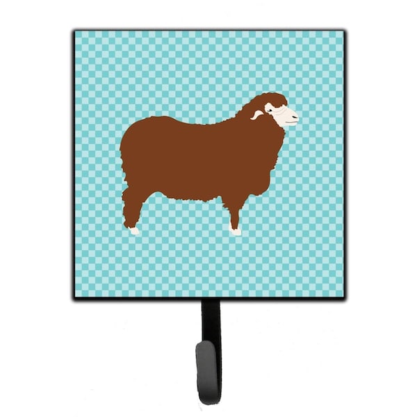 Jensendistributionservices Merino Sheep Blue Check Leash or Key Holder - MI1707233