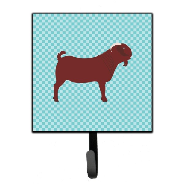 Jensendistributionservices Kalahari Red Goat Blue Check Leash or Key Holder - MI1656587