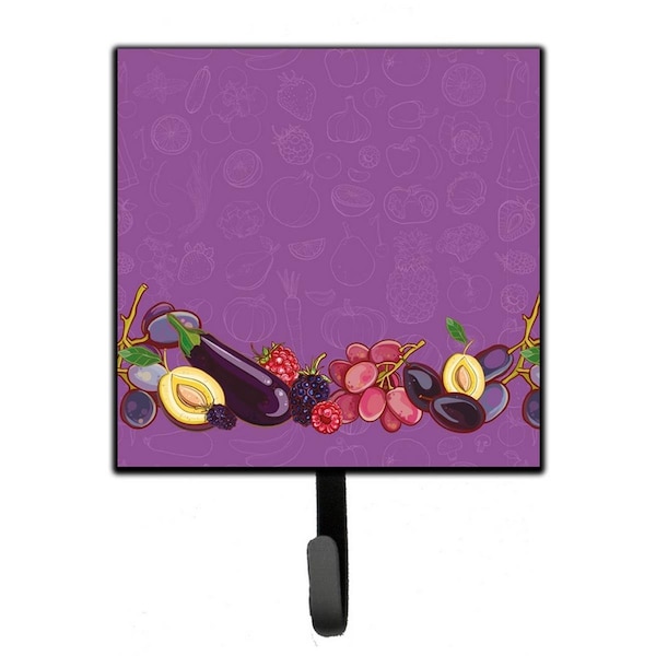 Carolines Treasures Fruits and Vegetables in Purple Leash or Key Holder - BB5132SH4