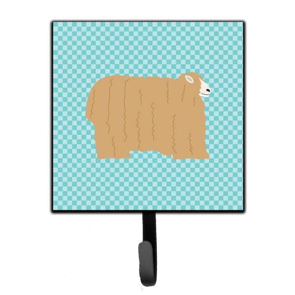 Carolines Treasures Lincoln Longwool Sheep Blue Check Leash or Key Holder - BB8145SH4