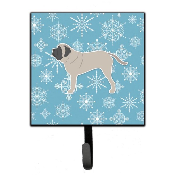 Micasa Winter Snowflake English Mastiff Leash or Key Holder - MI227564