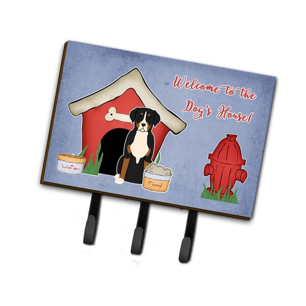 Carolines Treasures Dog House Collection Greater Swiss Mountain Dog Leash or Key Holder - BB2791TH68